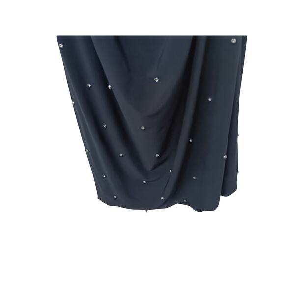 New Mac Duggal 67733 Black One Sleeve Beaded Evening Gown Dress Size 20W - Picture 4 of 15